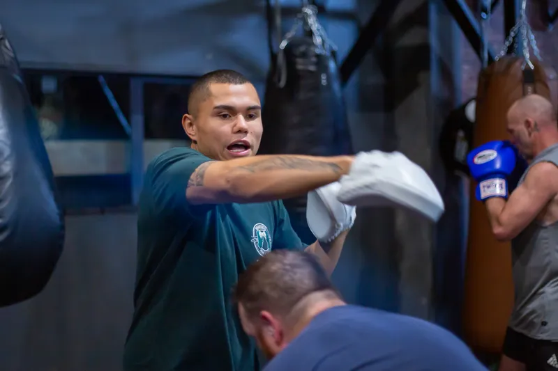 Boxing class at Industrial Fitness Queenstown