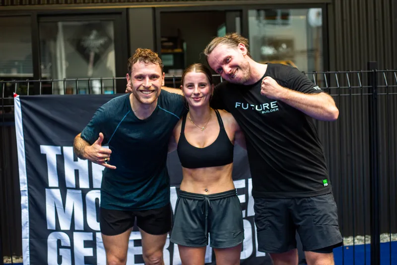 Battle ropes training for Hyrox preparation