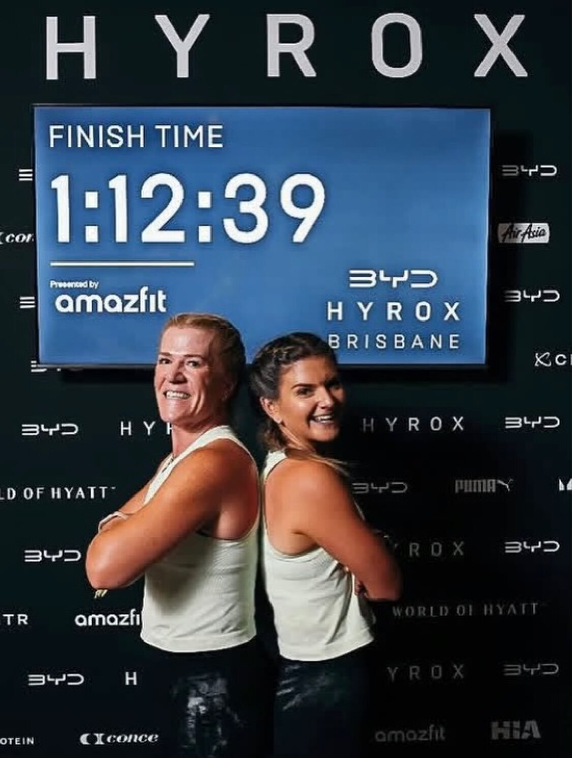 Industrial Fitness Queenstown athlete competing at HYROX Brisbane 2026